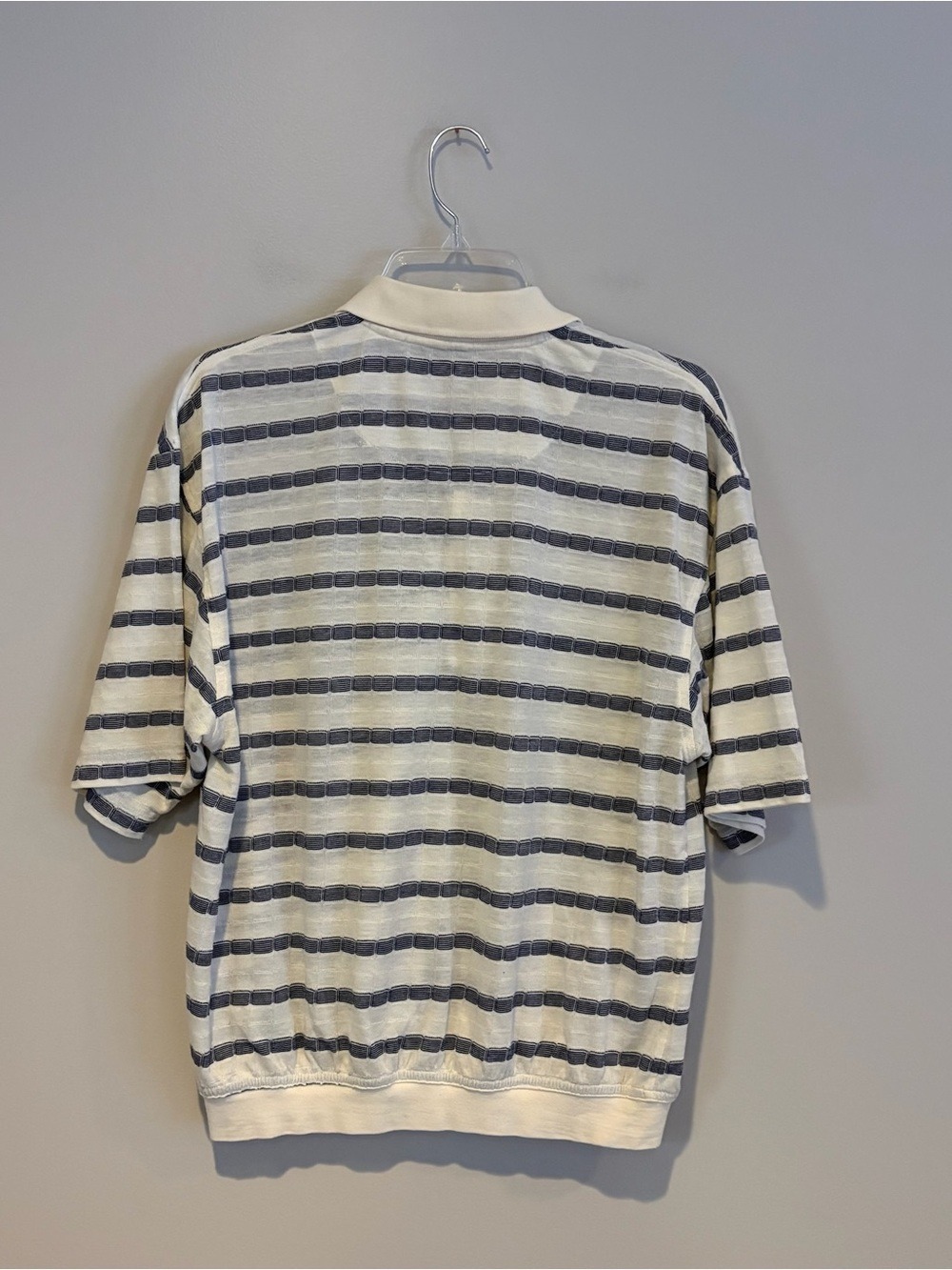 Vintage Vacation Express Vintage Striped Polo Shirt Size M - Picture 2 of 5